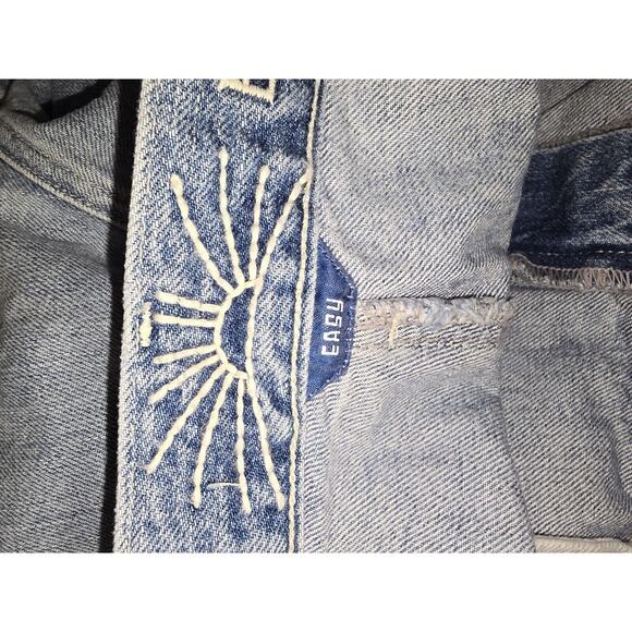 Daily Blue Easy Wide Leg Jeans Womens Size 28 Light Denim Easy Pant Pacific - Picture 11 of 15